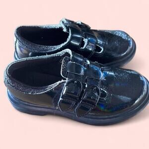 Rainbow Black Colorway Dr Martens Size 13Y, punk, goth